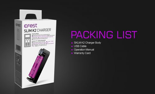 K2 Charger By Efest Available At Trade Prices In The UK